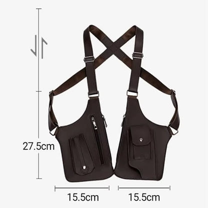 Men'S Shoulder Bag, Shoulder Straps with Multiple Pockets, Outdoor Anti-Theft Tactical Bag