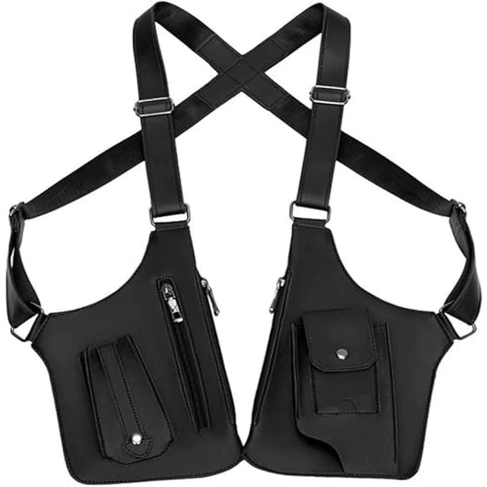 Men'S Shoulder Bag, Shoulder Straps with Multiple Pockets, Outdoor Anti-Theft Tactical Bag