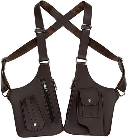 Men'S Shoulder Bag, Shoulder Straps with Multiple Pockets, Outdoor Anti-Theft Tactical Bag