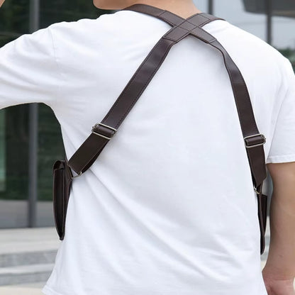 Men'S Shoulder Bag, Shoulder Straps with Multiple Pockets, Outdoor Anti-Theft Tactical Bag